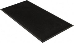 PRO-SAFE - 6 Ft. Long x 3 Ft. Wide, SBR Rubber Surface, Bristle Surface Entrance Matting - 5/8 Inch Thick, Indoor and Outdoor, SBR Rubber, Black - Eagle Tool & Supply
