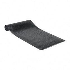 PRO-SAFE - 10' Long x 3' Wide, Dry Environment, Anti-Fatigue Matting - Black, Vinyl with Vinyl Sponge Base, Beveled on 4 Sides - Eagle Tool & Supply