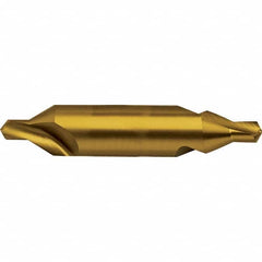 Guhring - Metric Plain Cut 60° Incl Angle High Speed Steel Combo Drill & Countersink - Eagle Tool & Supply