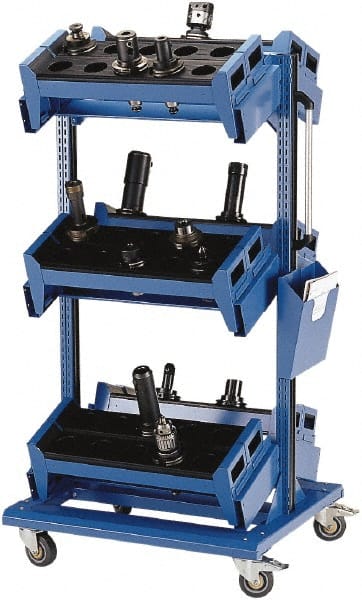 Rousseau Metal - CNC Storage Carts Style: CNC Tool Cart Frame Taper Size: 50 - Eagle Tool & Supply