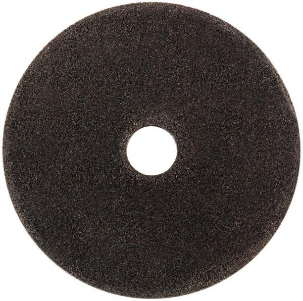 Metabo - 6" Medium Grade Zirconia Alumina Deburring Disc - 1" Center Hole, Spindle Mount Connection, Black - Eagle Tool & Supply