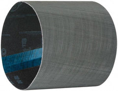 Metabo - 400 Grit Zirconia Alumina Coated Spiral Band - 4" Diam x 4" Wide, Very Fine Grade - Eagle Tool & Supply