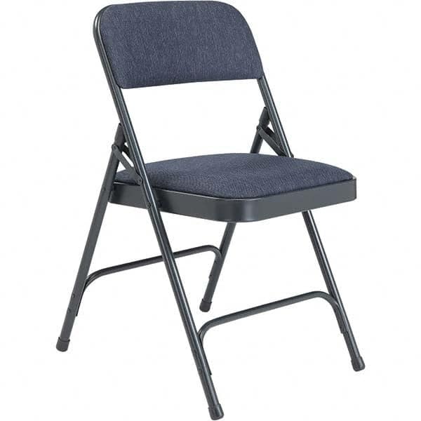 National Public Seating - Folding Chairs Pad Type: Folding Chair w/Fabric Padded Seat Material: Fabric; Steel - Eagle Tool & Supply