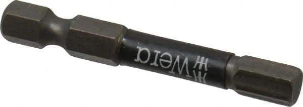 Wera - 6mm Hex Screwdriver Bit - 1/4" Drive, 2" OAL - Eagle Tool & Supply