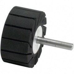 Dynabrade - 1" Wide x 2" Diam, Expander Wheel Spiral Band Drum - 1/4" Shank Diam, 7,500 RPM - Eagle Tool & Supply