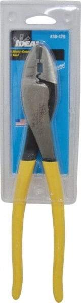 Ideal - 9-3/4" OAL Crimping Pliers - Vinyl Coated Handle - Eagle Tool & Supply