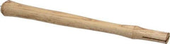 Made in USA - 14" Long Replacement Handle for Blacksmith Hammers - 1-3/16" Eye Length x 11/16" Eye Width, Hickory, Material Grade Type B - Eagle Tool & Supply