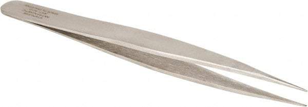 Aven - 4-3/4" OAL OO-SA Precision Tweezers - Straight, Fine Tips - Eagle Tool & Supply