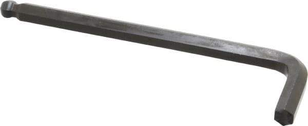 Eklind - 10mm Hex, Long Arm, Ball End Hex Key - 6-37/64" OAL, Steel, Metric System of Measurement - Eagle Tool & Supply