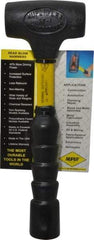 NUPLA - 1 Lb Head 1-5/8" Face Nonmarring Hammer - 11" OAL, Fiberglass Handle - Eagle Tool & Supply