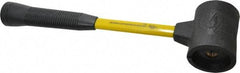 NUPLA - 2-1/2 Lb Head 2-1/2" Face Composite Nonmarring Hammer without Faces - Fiberglass Handle - Eagle Tool & Supply