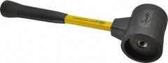 NUPLA - 3-1/4 Lb Head 3" Face Composite Nonmarring Hammer without Faces - Fiberglass Handle - Eagle Tool & Supply