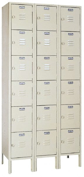Lyon - 18 Door, 6 Tier, Locker - Eagle Tool & Supply