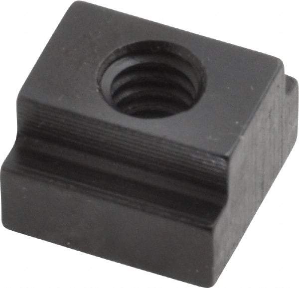 Gibraltar - 1/4-20 Blind Tapped T Slot Nut - 3/8" Slot Width, 9/16 x 15/64" Base Width x Height, 9/16 x 3/8" OAL x Height - Eagle Tool & Supply