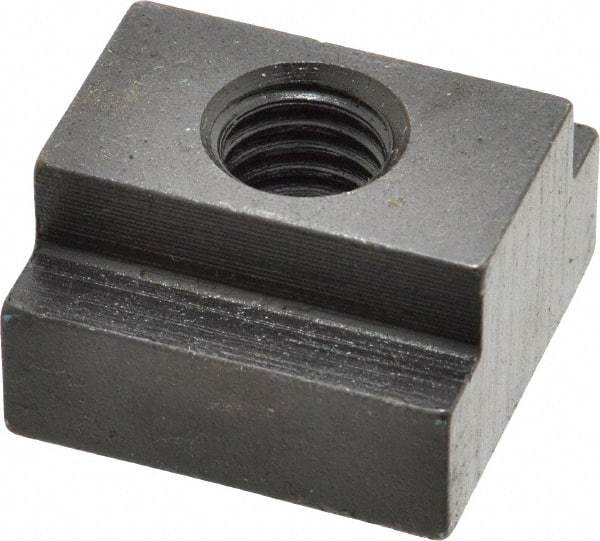 Gibraltar - 1/2-13 Blind Tapped T Slot Nut - 3/4" Slot Width, 1-1/4 x 15/32" Base Width x Height, 1-1/4 x 3/4" OAL x Height - Eagle Tool & Supply