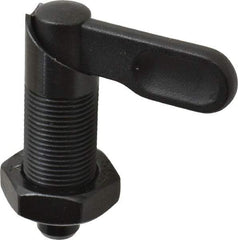 Gibraltar - M20x1.5, 35mm Thread Length, Straight Cam Action Indexing Plunger - 20mm Body Diam, 35mm Body Length, 50mm Handle Length, 12mm Plunger Projection - Eagle Tool & Supply