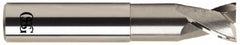 OSG - 1", 1" LOC, 1" Shank Diam, 5" OAL, 2 Flute, Solid Carbide Square End Mill - Eagle Tool & Supply