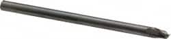 OSG - 1/4", 1/4" LOC, 1/4" Shank Diam, 4" OAL, 2 Flute, Solid Carbide Square End Mill - Eagle Tool & Supply