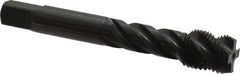 OSG - 9/16-18 UNF 4 Flute Modified Bottoming Spiral Flute Tap - Vanadium High Speed Steel, Oxide Finish, 3-19/32" OAL, Right Hand Flute, Right Hand Thread, H3, Series 290 - Eagle Tool & Supply