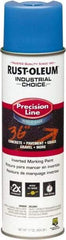Rust-Oleum - 17 fl oz Blue Marking Paint - Water-Based Formula - Eagle Tool & Supply