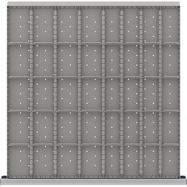 LISTA - 40-Compartment Drawer Divider Layout for 3.15" High Drawers - Eagle Tool & Supply