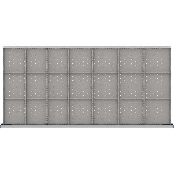 LISTA - 21-Compartment Drawer Divider Layout for 3.15" High Drawers - Eagle Tool & Supply