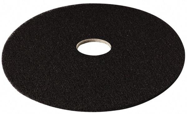 3M - Stripping Pad - 18" Machine, Black Pad, Nylon - Eagle Tool & Supply