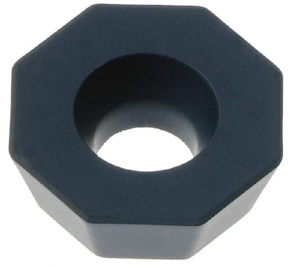 Kennametal - ODET0605 44 Grade X500 Carbide Milling Insert - TiN/TiC/TiN Finish, 0.219" Thick, 0.63" Inscribed Circle - Eagle Tool & Supply