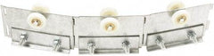 Steiner - 1' Long Galvanized Steel Dock Strip Door Strip Door Trolley - Use with Track & Roller Track - Eagle Tool & Supply