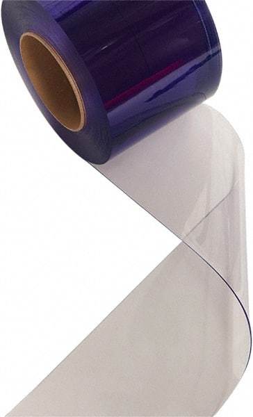 Aleco - Clear Replacement Vinyl Strip Standard Dock Curtain Strips - 24" Wide x 60' Long x 1/8" Thick, PVC - Eagle Tool & Supply