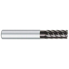 OSG - 12mm Diam 6 Flute Solid Carbide 0.5mm Corner Radius End Mill - Eagle Tool & Supply