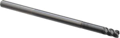 OSG - 6mm, 4 Flute, Single End, Solid Carbide, 0.5mm Corner Radius End Mill - 100mm OAL, 45° Helix, Right Hand Flute, 9mm LOC, Right Hand Cut, 30mm Extended Reach - Eagle Tool & Supply
