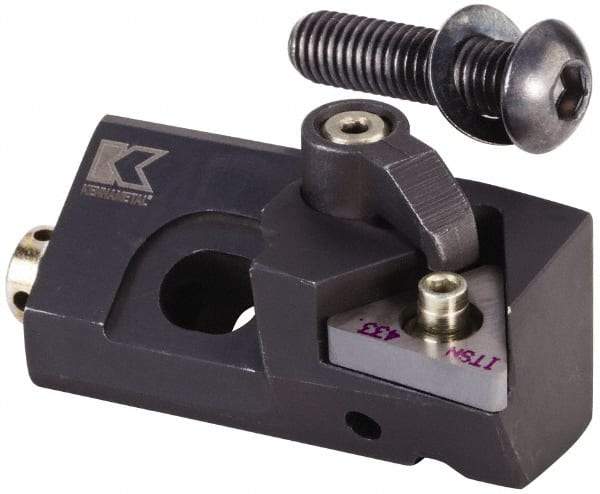Kennametal - Series Kenloc, Left Hand, MTGN Toolholder Compatibility, TN.. Insert Compatibility, Indexable Turning Cartridge - Pin & Clamp Holding Method, 70mm OAL x 18mm OAW x 24.75mm OAH - Eagle Tool & Supply