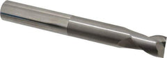 SGS - 3/4", 1" LOC, 3/4" Shank Diam, 6" OAL, 2 Flute, Solid Carbide Square End Mill - Single End, Uncoated, Spiral Flute, 35° Helix, Centercutting, Right Hand Cut, Right Hand Flute, Series 47E - Eagle Tool & Supply
