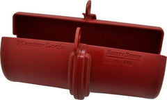 Master Lock - 3/4 Wide, Zenex Thermoplastic Plug-Encasing Plug Lockout - 220/550 Volt, 3" to 6" Plug Size, 3/4 Max Cord Diam, Includes Labels, English/French/Spanish - Eagle Tool & Supply