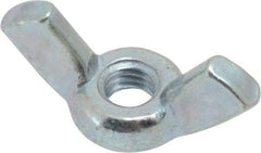 Value Collection - #10-32 UNF, Steel Standard Wing Nut - Grade 2, 0.91" Wing Span, 0.47" Wing Span - Eagle Tool & Supply