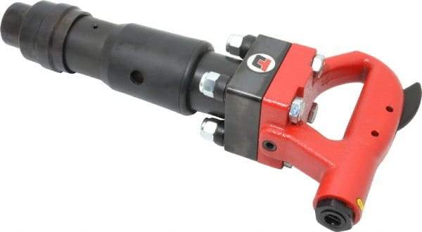 Universal Tool - 2,100 BPM, 3-3/4 Inch Long Stroke, Pneumatic Chipping Hammer - 30 CFM Air Consumption, 3/8 NPT Inlet - Eagle Tool & Supply