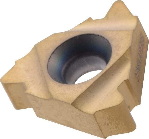 Seco - 27NR Internal Right Hand 4 API V 0.038R Laydown Threading Insert - Grade CP500, TiAlN/TiN Coated Carbide - Eagle Tool & Supply
