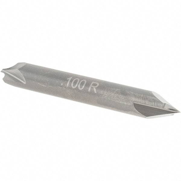 Value Collection - Corner Rounding End Mills - .100 R CARB CREM, DE, 2 FL - Eagle Tool & Supply