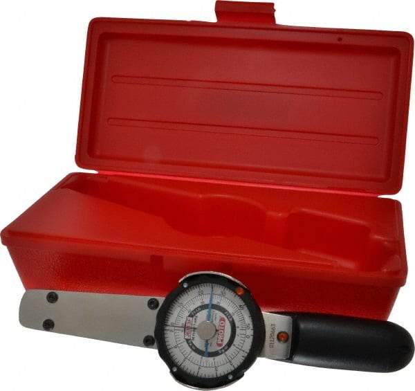 Proto - 3/8" Drive Dial Torque Wrench - 50 Ft/Lb Torque, 10-1/4" OAL, Fixed Head - Eagle Tool & Supply