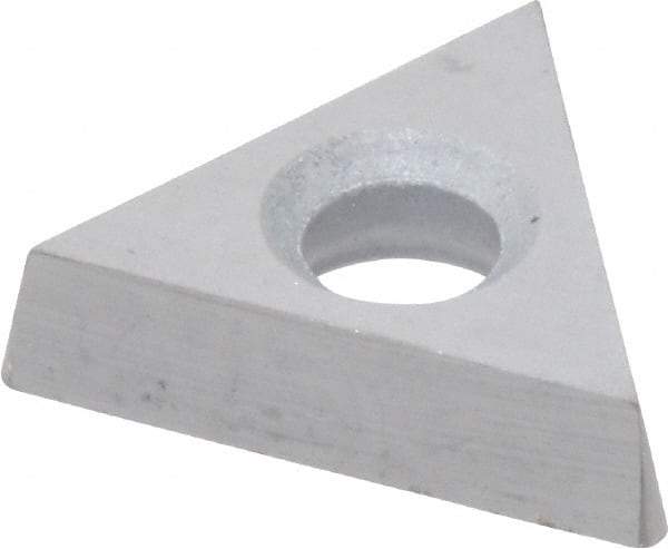 Interstate - TPGT21.51 Grade I55 Carbide Turning Insert - Uncoated, 60° Triangle, 1/4" Inscr Circle, 3/32" Thick, 1/64" Corner Radius - Eagle Tool & Supply