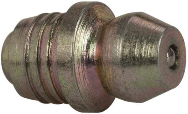 Value Collection - Straight Head Angle, 1/4 Thread Steel Drive-In Grease Fitting - Eagle Tool & Supply