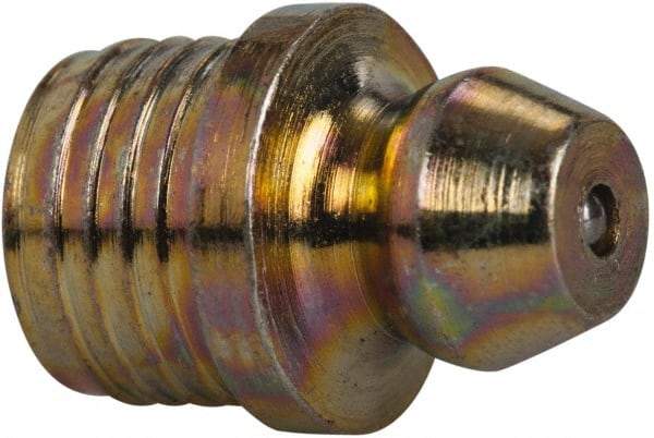 Value Collection - Straight Head Angle, 5/16 Thread Steel Drive-In Grease Fitting - Eagle Tool & Supply