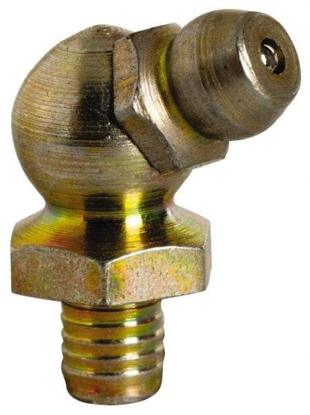 Value Collection - 65° Head Angle, 3/16 Thread Steel Drive-In Grease Fitting - Eagle Tool & Supply