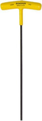 Bondhus - 5/32" Hex, T-Handle Cushion Grip, Hex Key - 9" OAL, Protanium High Torque Steel, Inch System of Measurement - Eagle Tool & Supply