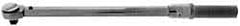 Apex - 1/4" Drive, 30 to 150 In/Lb, Click Type Torque Wrench - 1 Ft/Lb Graduation, 9-1/2" OAL - Eagle Tool & Supply