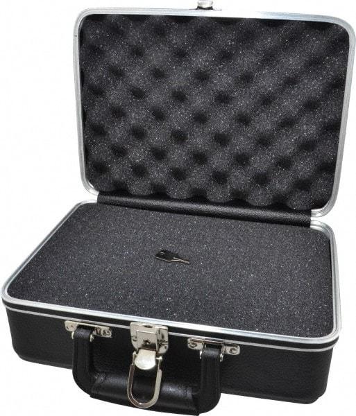 Platt - 12" Wide x 5" High, Clamshell Hard Case - Black, Plastic - Eagle Tool & Supply