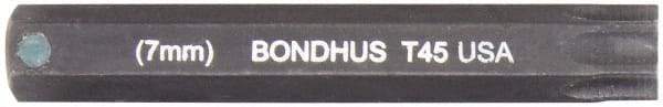 Bondhus - Star Hex Drive Bit - 2" OAL - Eagle Tool & Supply