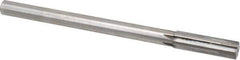 Made in USA - 0.634" Carbide-Tipped 6 Flute Chucking Reamer - Straight Flute, 9/16" Straight Shank, 2-1/4" Flute Length, 9" OAL - Eagle Tool & Supply