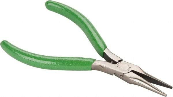 Xcelite - 1-3/16" Jaw Length x 7/16" Jaw Width, Long Needle Nose Comfort Grip Pliers - Serrated Jaw, Bi-Material Cushion Handle - Eagle Tool & Supply